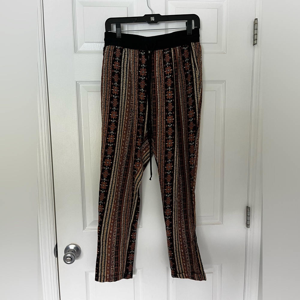 Silk reggae/tribal like pants! Fits petite